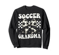 Soccer Grandma Funny Coquette Bow Sweatshirt - Novelty Apparel for Adults