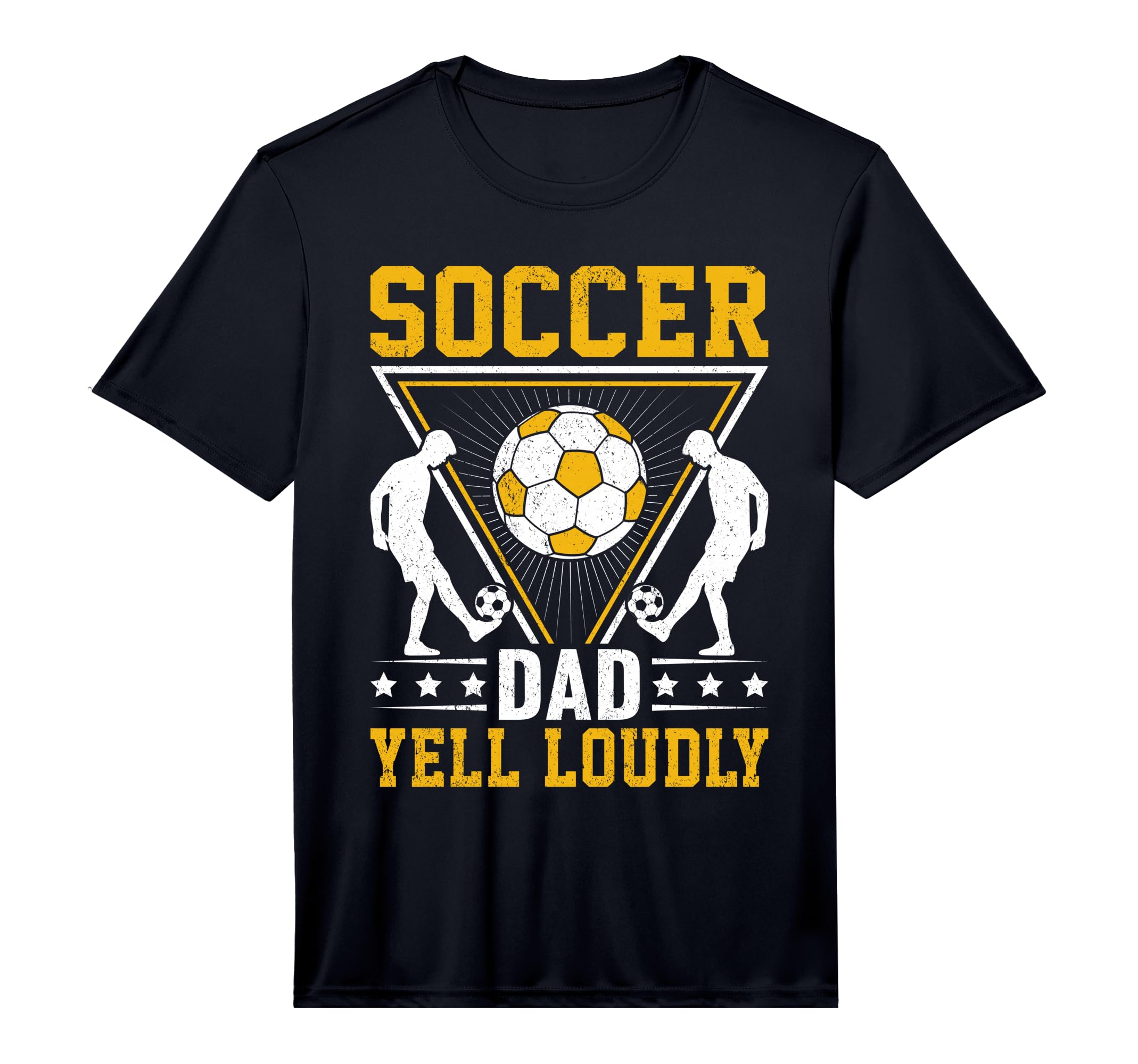 Soccer Dad Yell Loudly I Soccer T-Shirt - Custom Art Print for Adults