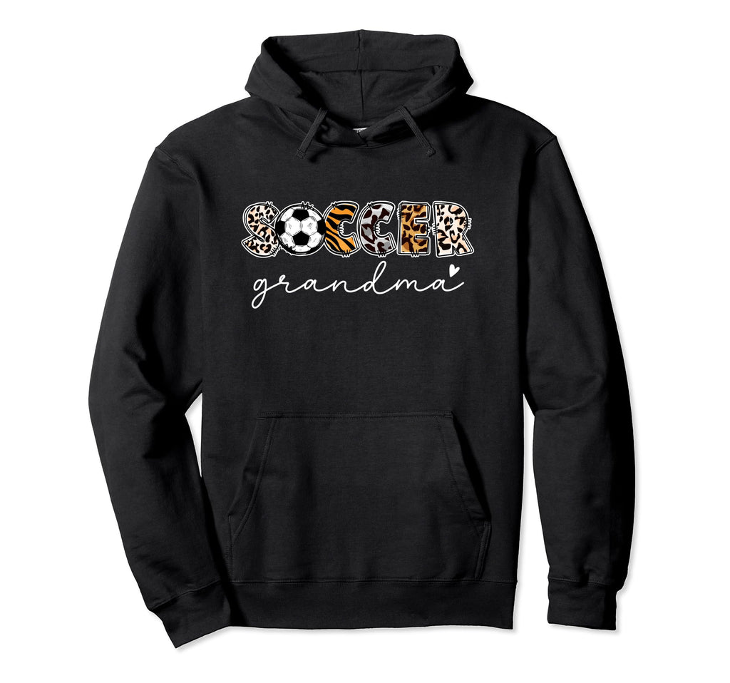 Soccer Grandma Leopard Sports Mothers Hoodie - Streetwear Style Men Women