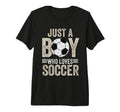 Just Who Loves Soccer Lover Tri Blend T-Shirt - Streetwear Style Unisex