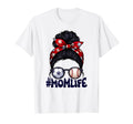 Mom Life Soccer Baseball Game Day T-Shirt - Minimalist Print for Adults