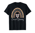 Soccer Grammy Boho Rainbow Funny T-Shirt - Casual Everyday Wear Unisex