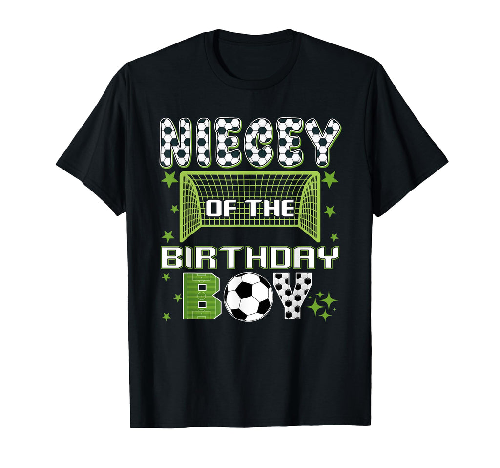 Niecey Birthday Soccer Group Family T-Shirt - Aesthetic Graphic for Adults