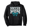 Soccer Mom Coquette Bow Mothers Day Hoodie - Trendy Graphic Unisex