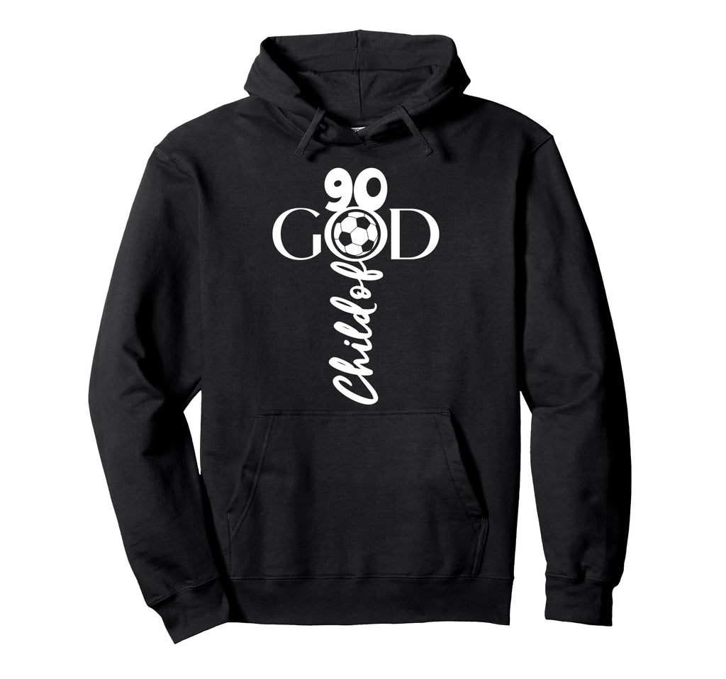 Jesus Christ 90 Years Child God Soccer Hoodie - Trendy Graphic Men Women