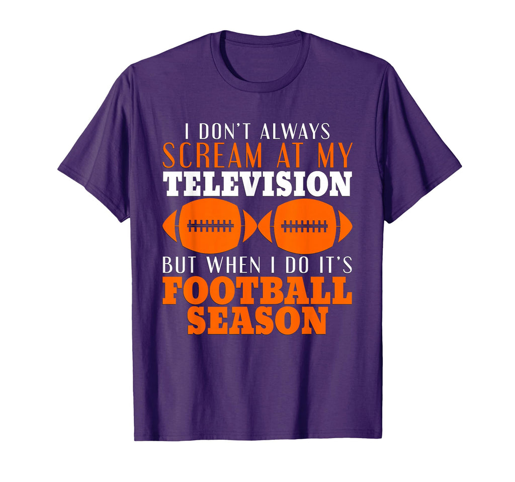 I Dont Scream My Television But Its T-Shirt - Minimalist Print Unisex
