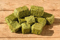 CZ Grain Alfalfa Cubes for Feeding - Rabbits, Goats, Chickens, Cattle, Horses, All Animals Love Alfalfa Cubes (2 Pounds)