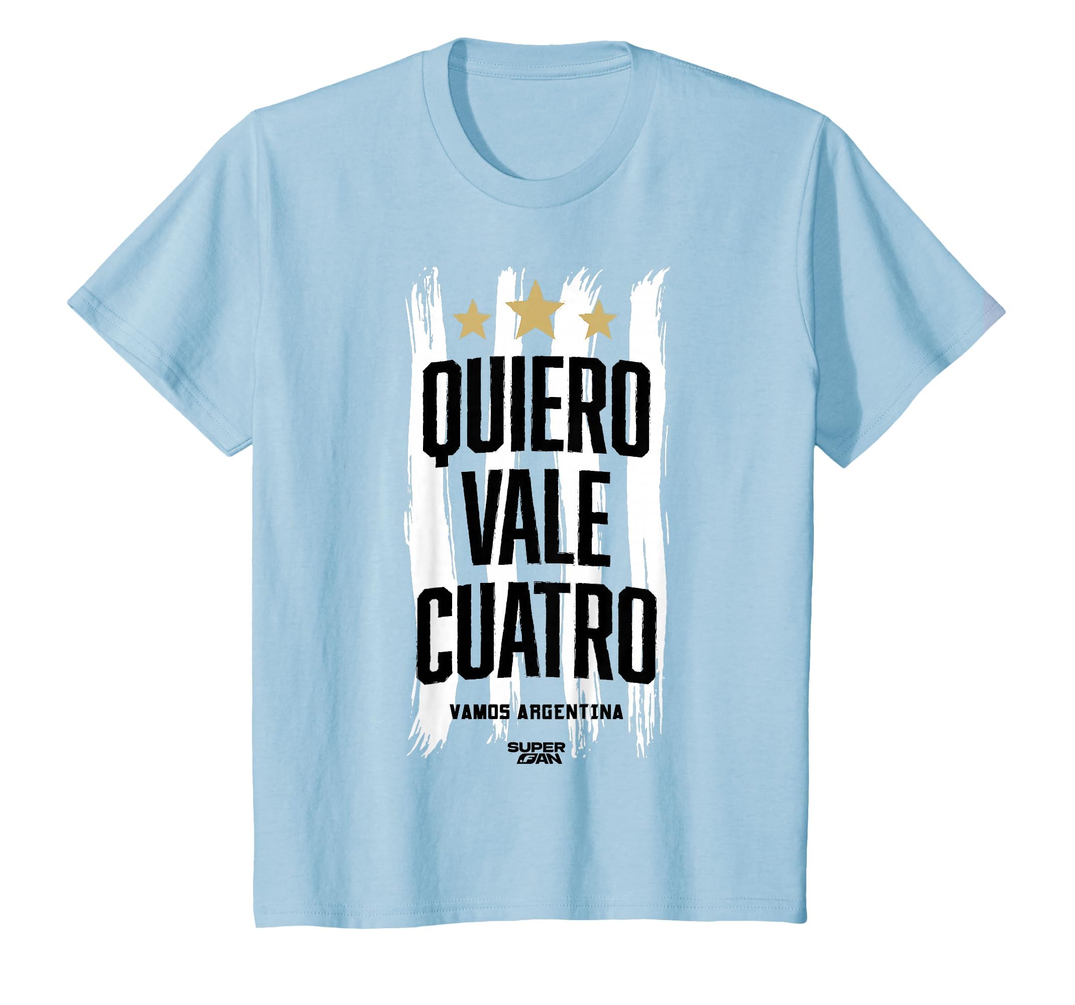 Superfan Argentina I Want Vale T-Shirt - Casual Everyday Wear for Adults