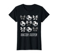 Soccer Sister Outfit Game Day Hoodie - Novelty Apparel for Adults