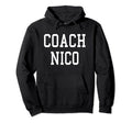 Coach Nico Custom Football Soccer Hoodie - Unique Graphic Men Women