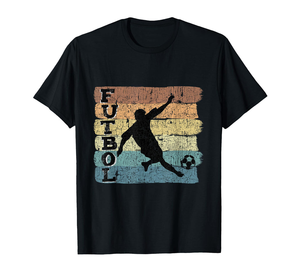 Soccer Player Silhouette Action T-Shirt - Casual Everyday Wear Unisex
