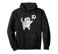 Soccer Kitten Playing Ball Funny Cat Hoodie - Fun Novelty Design Unisex