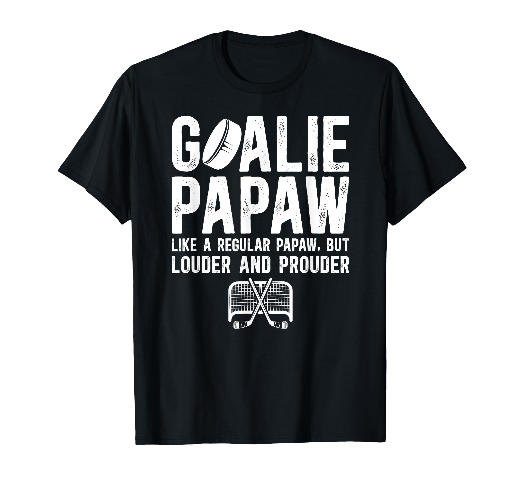 Hockey Goalie Papaw Ice Hockey Keeper T-Shirt - Graphic Print Men Women