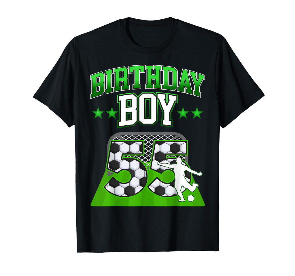 Soccer Themed Birthday Outfit 55 T-Shirt - Aesthetic Graphic Men Women