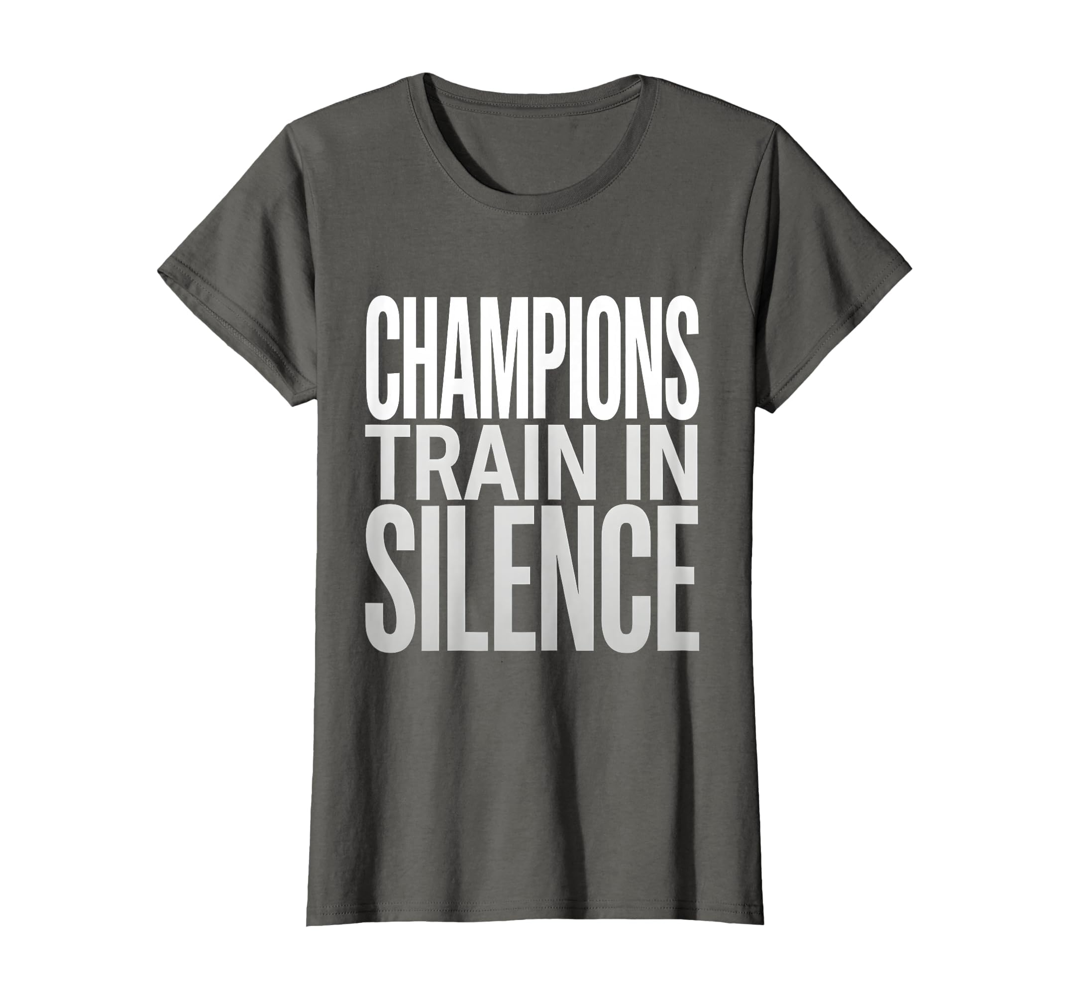 Champions Train Silence Soccer T-Shirt - Streetwear Style Men Women