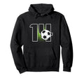 14Th Birthday Soccer Player Football 14 Hoodie - Custom Art Print Unisex