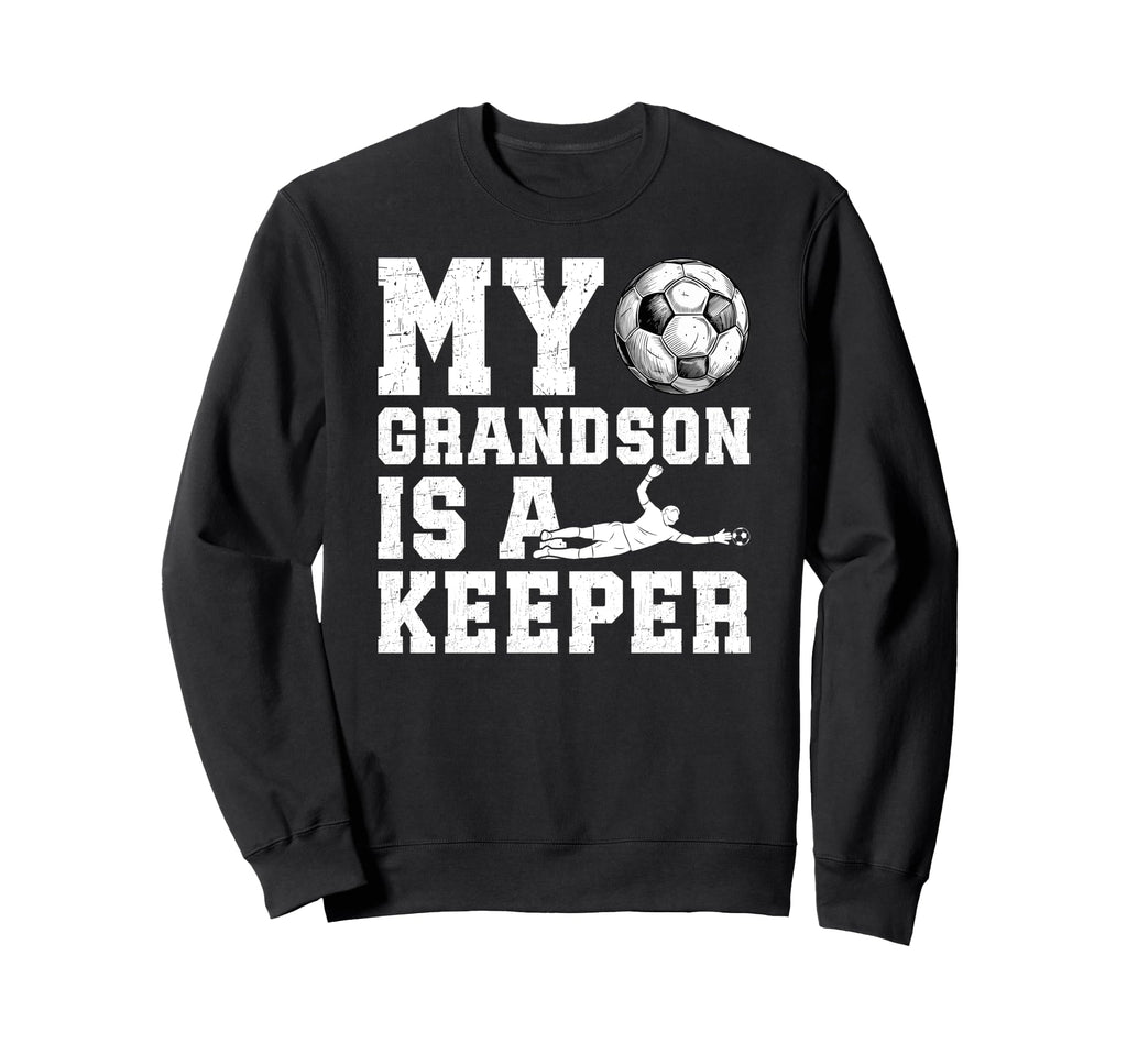 Proud Soccer Keeper Pops Soccer Sweatshirt - Trendy Graphic Men Women
