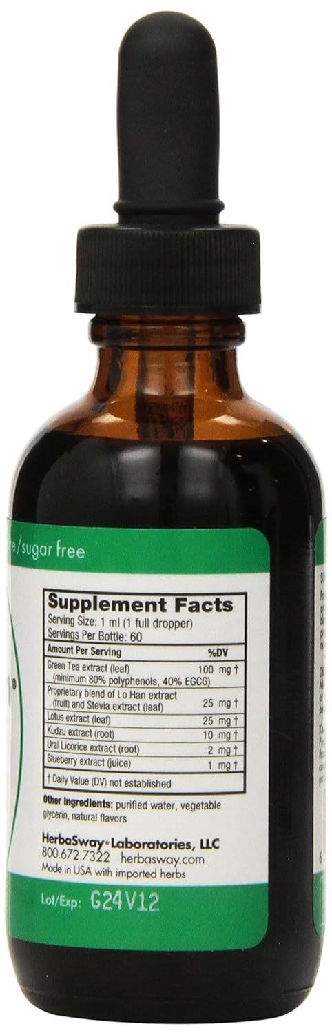 Herbasway Labs Herbagreen Tea, Impeccably Peach, 2 oz, 60g