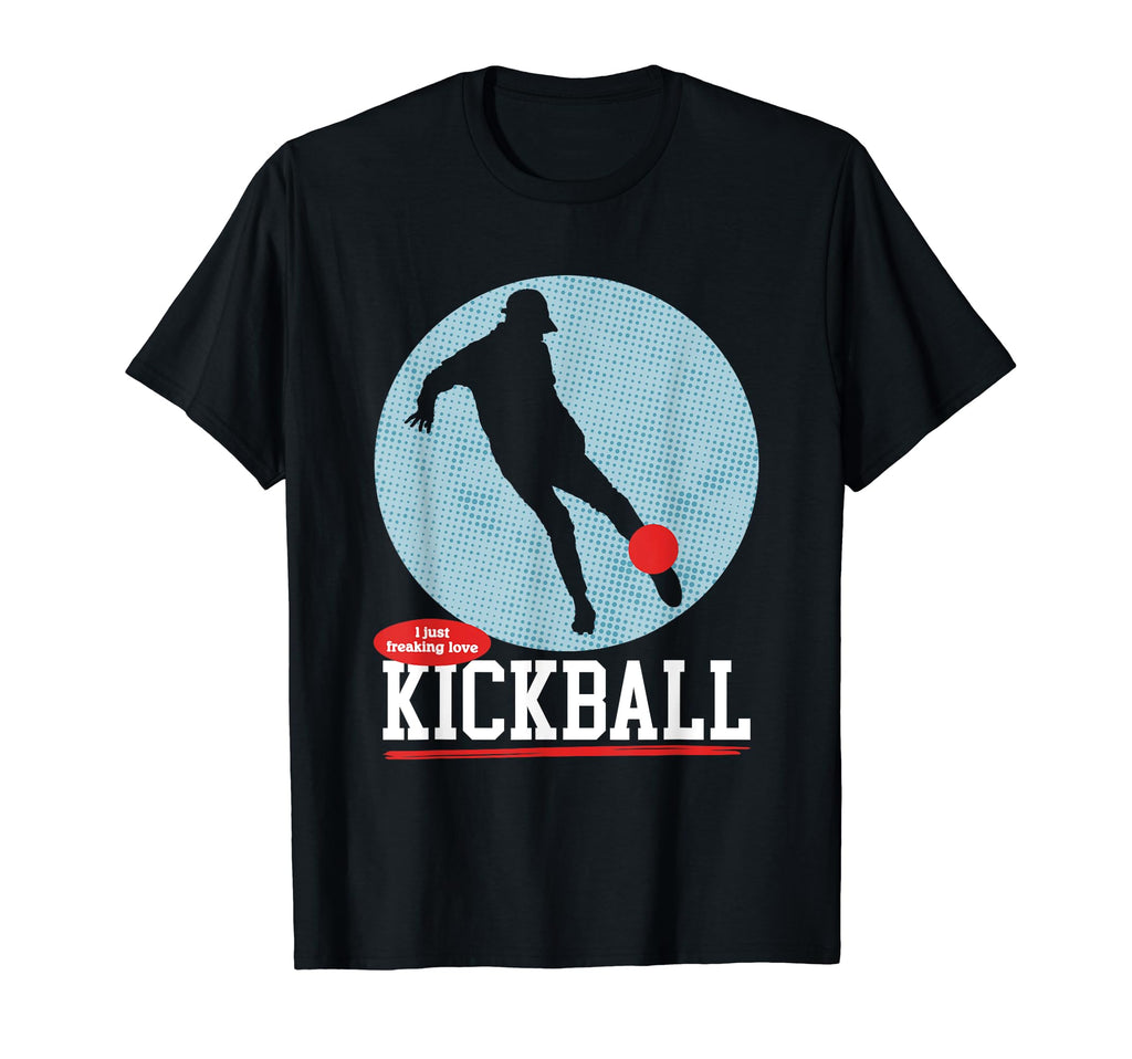 Kickballer Player Love Kickball T-Shirt - Trendy Graphic for Adults