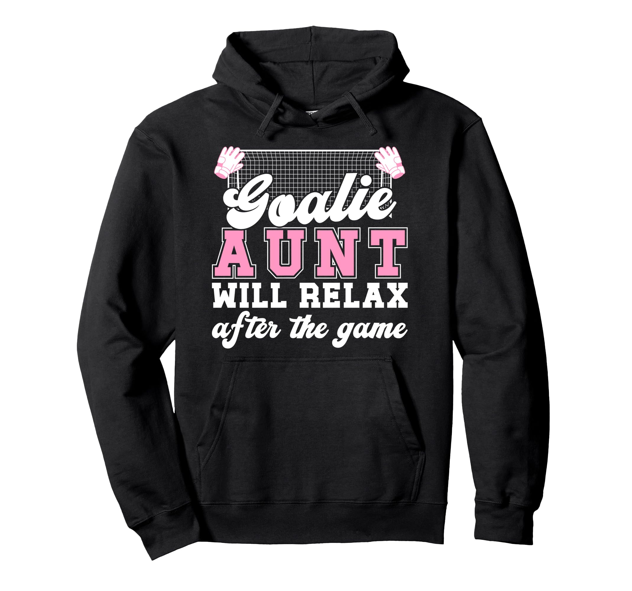 Funny Soccer Goalie Aunt Soccer Keeper Hoodie - Graphic Print Men Women