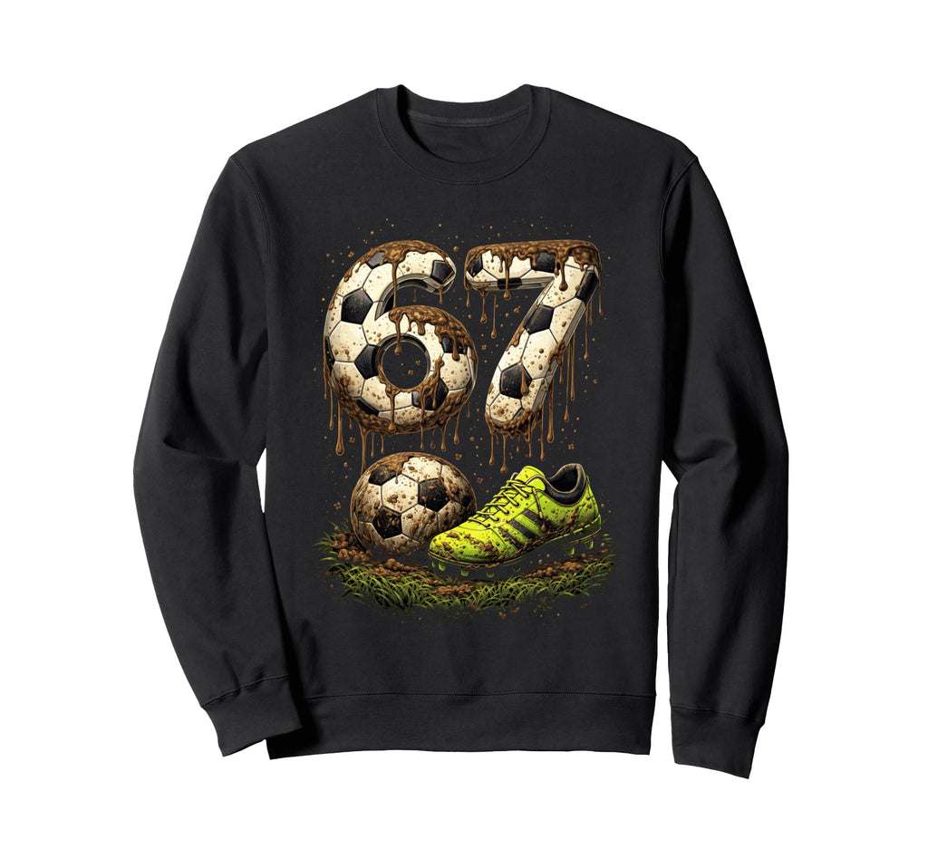 Muddy Soccer 67 Dirty Field Game Sweatshirt - Streetwear Style for Adults