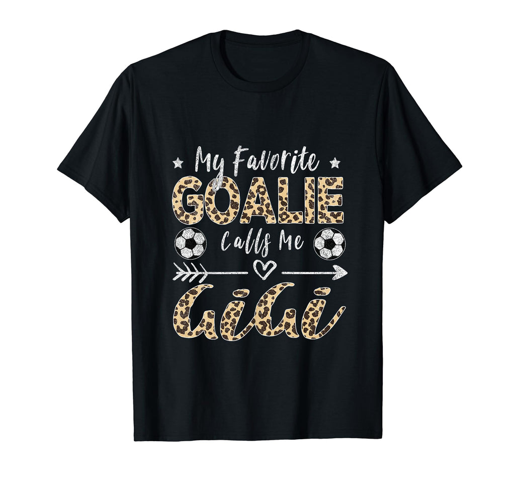 My Favorite Goalie Calls Me Gigi Soccer T-Shirt - Unique Graphic Unisex
