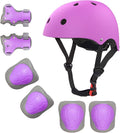 Kids Bike Helmet and Pads Set for Ages 2–14, CPSC Certified Adjustable Helmet with Knee Elbow Wrist Guards, for Skateboard, Scooter, Skating, Rollerblading, Multi-Sport Protective Gear