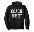 Coach Barrett Custom Football Hoodie - Casual Everyday Wear Men Women