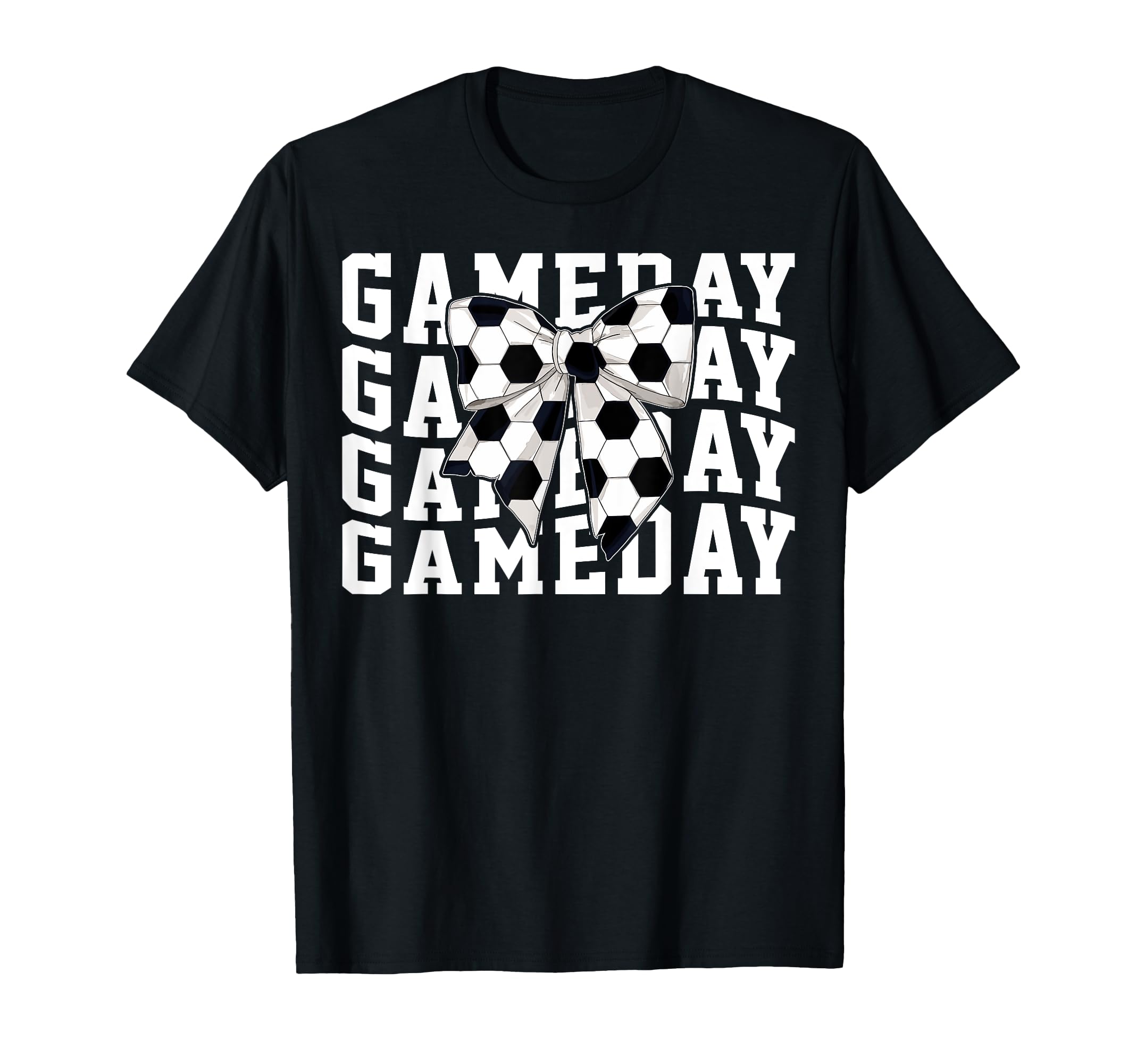 Game Day Soccer Lover Trendy Coquette T-Shirt - Custom Art Print Men Women
