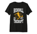 Kickball Is My Therapy Team Captain T-Shirt - Custom Art Print Men Women