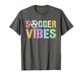 Soccer Vibes Win Goalie Cleats Club T-Shirt - Novelty Apparel Unisex