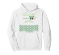 Mexico Flag Mexican Hispanic Pride Hoodie - Custom Art Print for Adults