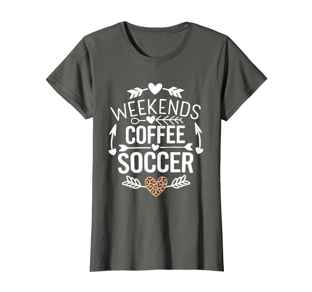 Weekends Coffee And Soccer Mom Life Sayings T-Shirt - Unique Graphic Unisex