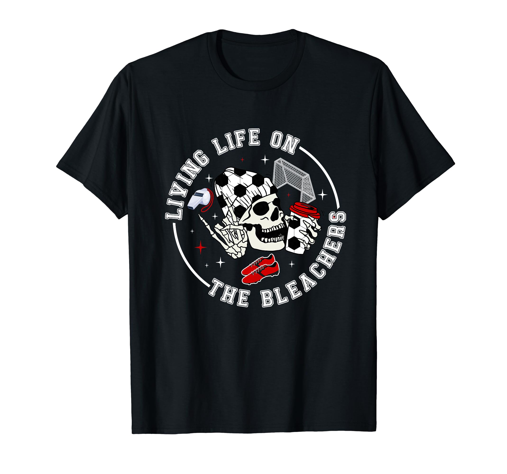 Bleachers Soccer Keeper Mom T-Shirt - Casual Everyday Wear Men Women