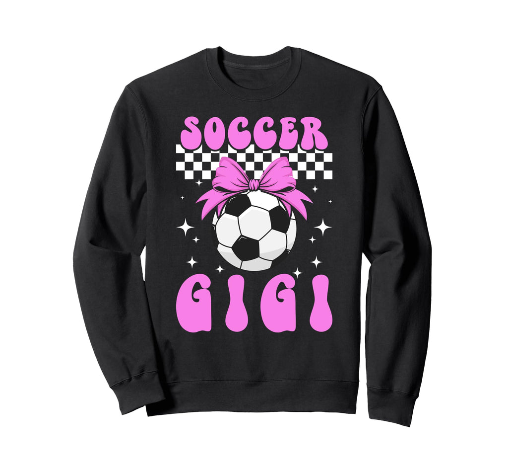 Soccer Gigi Coquette Gigi Soccer Player Sweatshirt - Unique Graphic Unisex