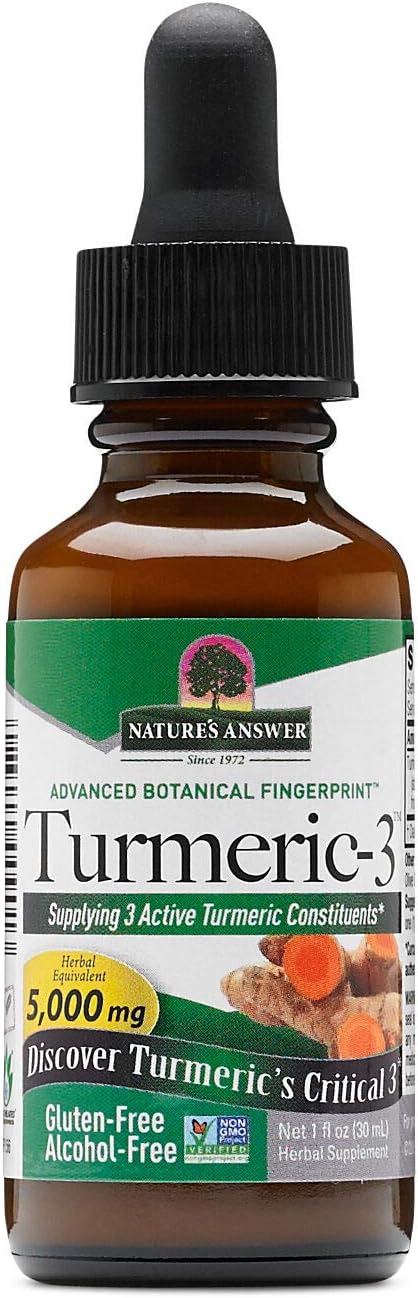 Nature's Answer Turmeric-3, 90 Vegetarian Capsules