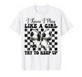 Soccer Coquette Bow I Know I Play Like T-Shirt - Fun Novelty Design Unisex