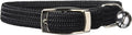 Kool Kat Elastic Cat Safety Collar with Bell, Black, 8"
