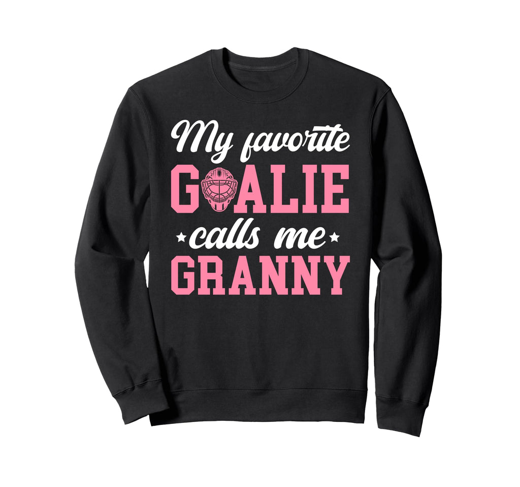 Proud Ice Hockey Goalie Granny Sweatshirt - Custom Art Print for Adults