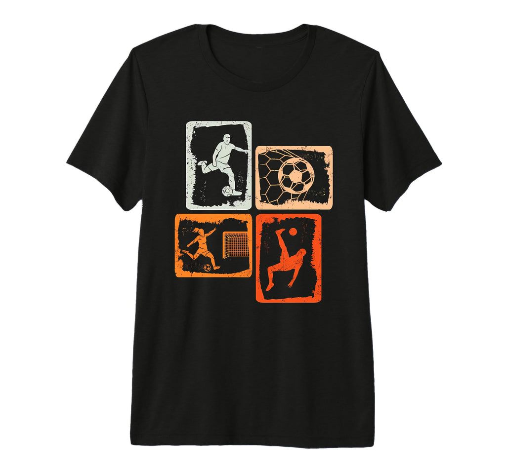 Soccer Colored Tri Blend T-Shirt - Fun Novelty Design Men Women