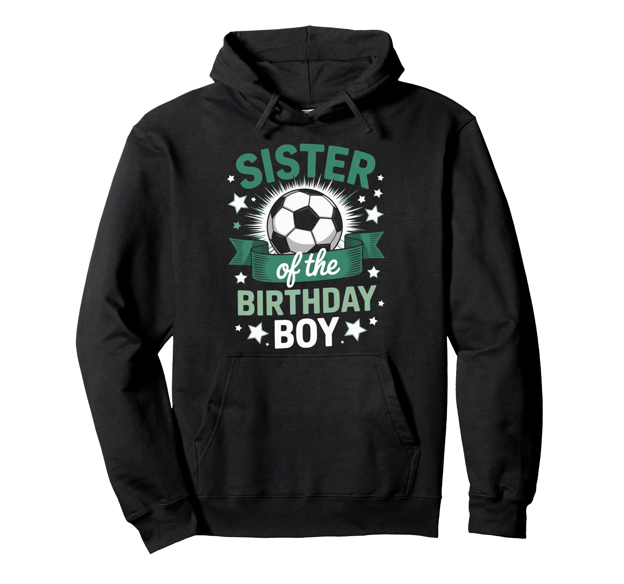 Soccer Birthday Bash Sister Hoodie - Casual Everyday Wear for Adults