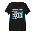 11Th Birthday Soccer Party 11 Year T-Shirt - Streetwear Style for Adults