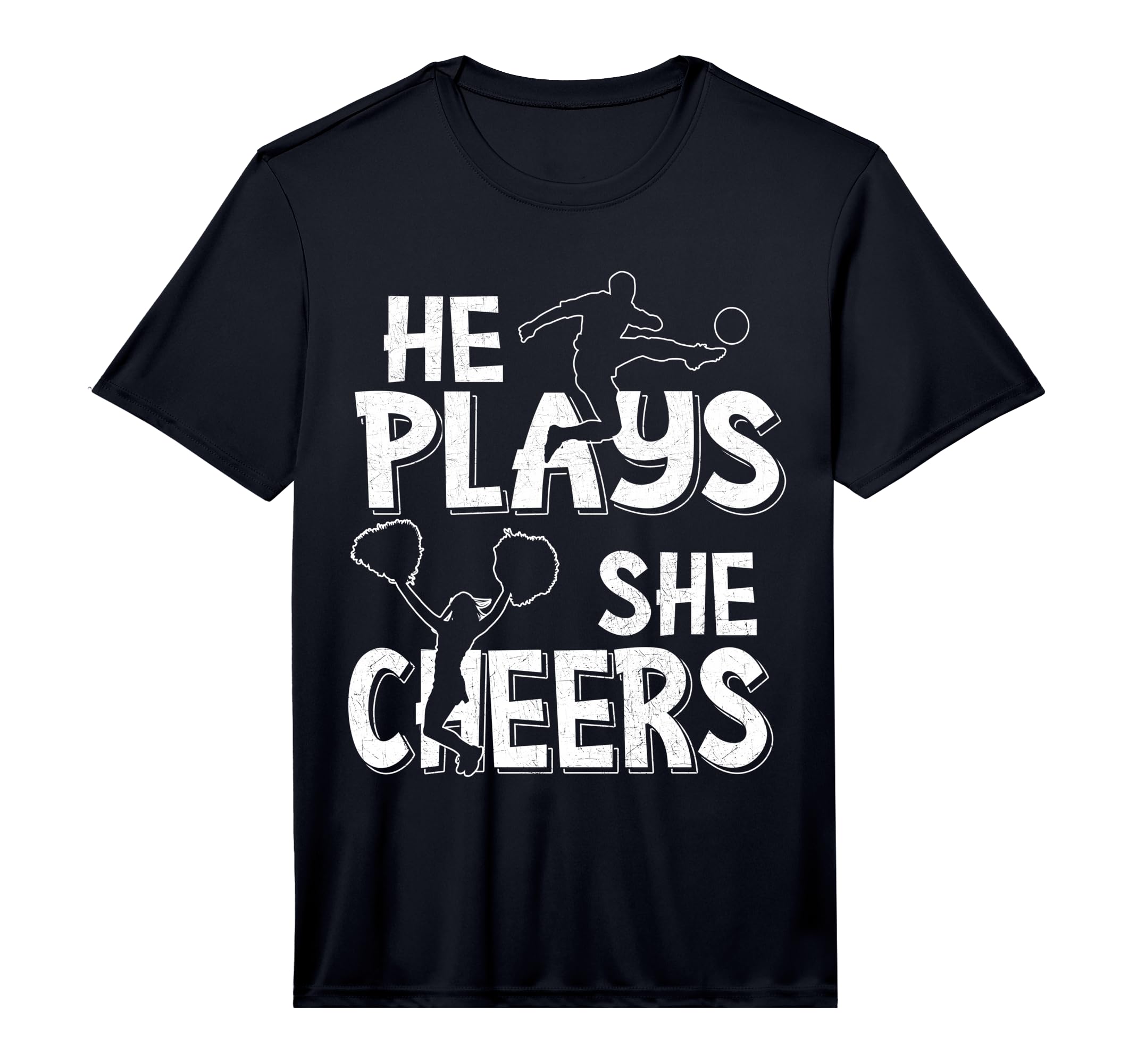 Mens Cheer Mom Soccer Son T-Shirt - Fun Novelty Design for Adults