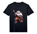 Sloth Ice Hockey Player Hockey T-Shirt - Casual Everyday Wear for Adults