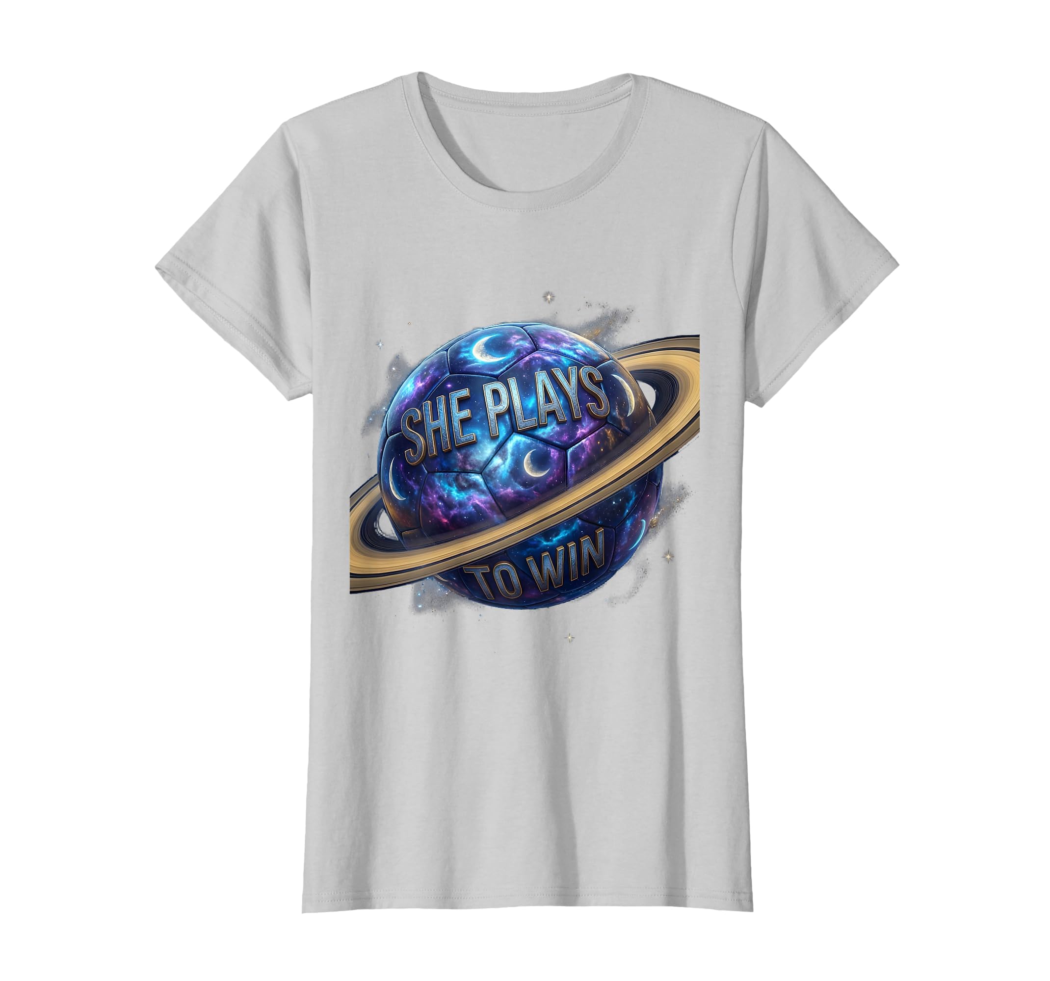 She Plays To Win Soccer T-Shirt - Novelty Apparel Men Women