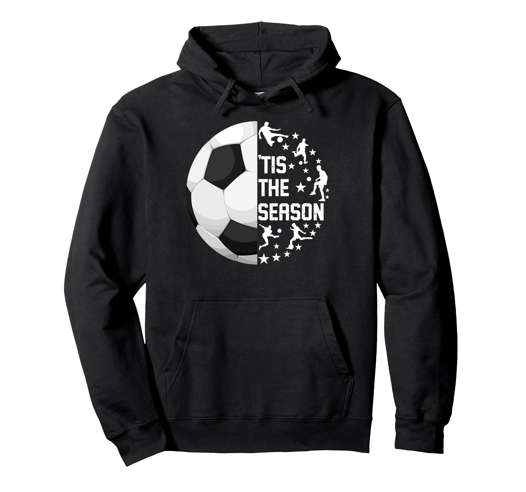 Tis Season Funny Soccer Hoodie - Unique Graphic Unisex