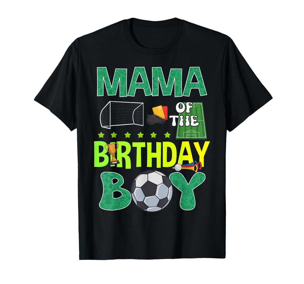 Soccer Goal Birthday Party Trophy Ball T-Shirt - Custom Art Print Unisex