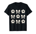 Game Day Soccer Bow Soccer Mom Soccer T-Shirt - Streetwear Style Men Women