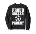 Proud Soccer Parent Game Day Sweatshirt - Aesthetic Graphic for Adults