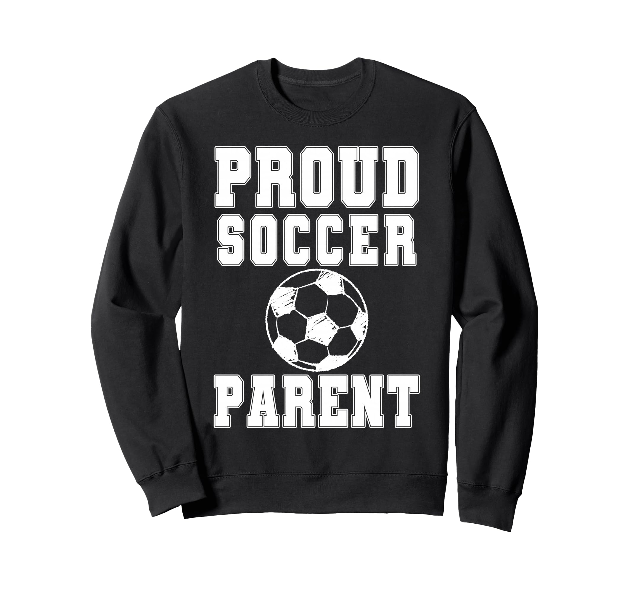 Proud Soccer Parent Game Day Sweatshirt - Aesthetic Graphic for Adults